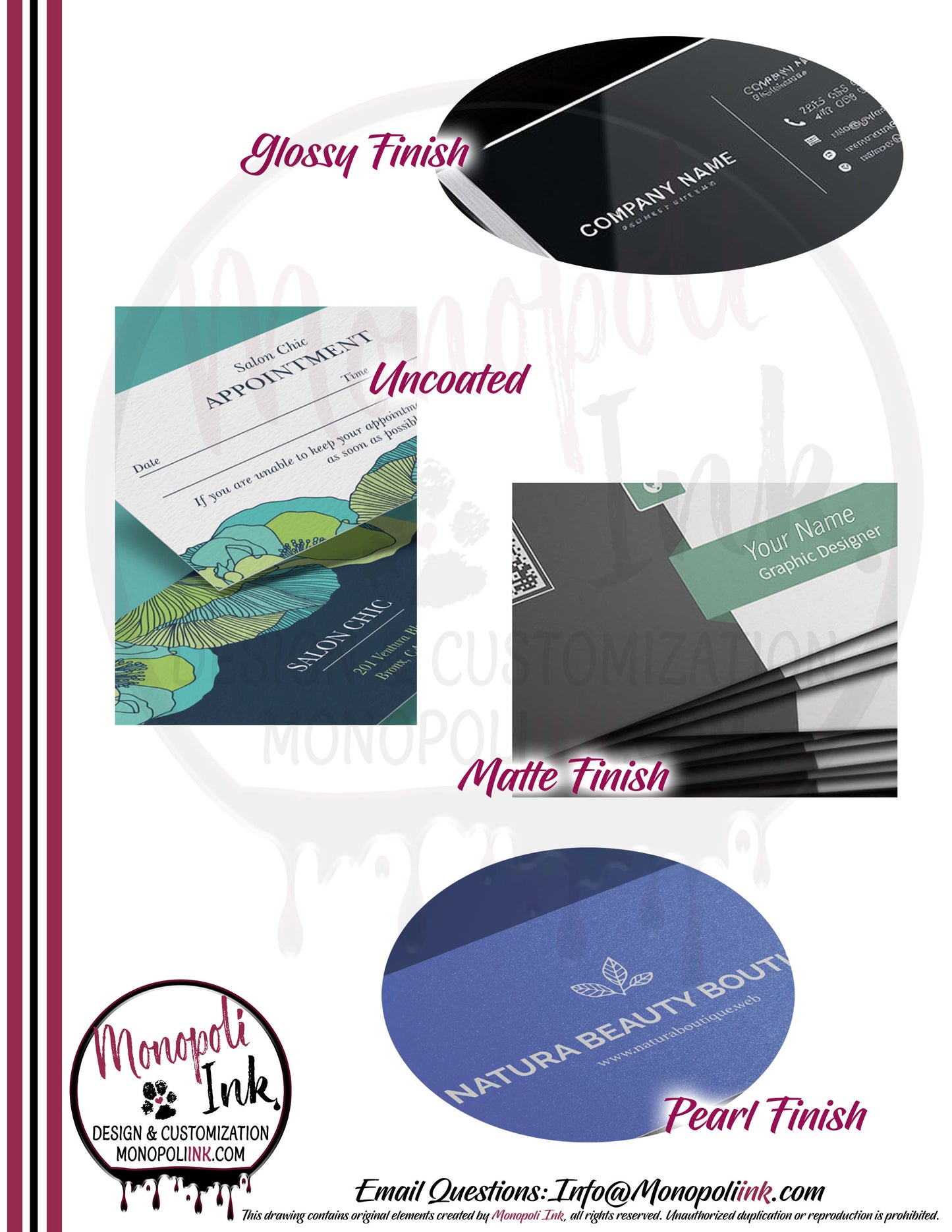 Business Cards - Foil Accent