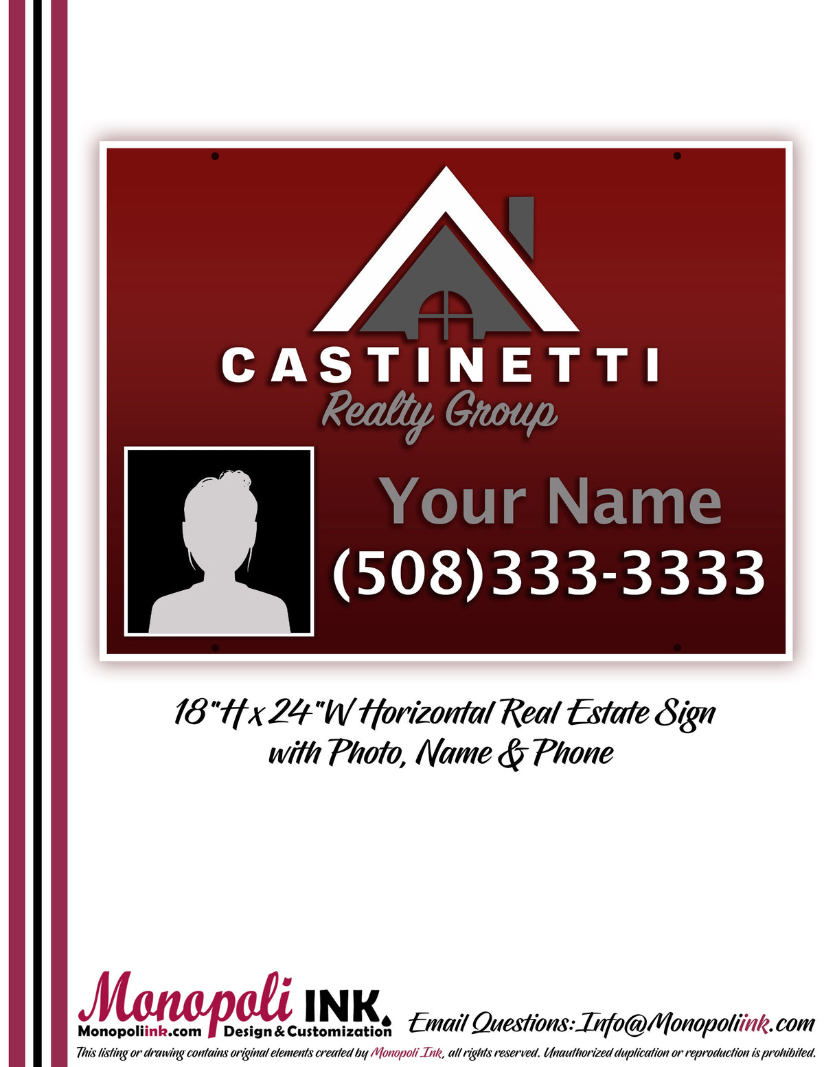 18"x24" Aluminum Composite Sign Panels