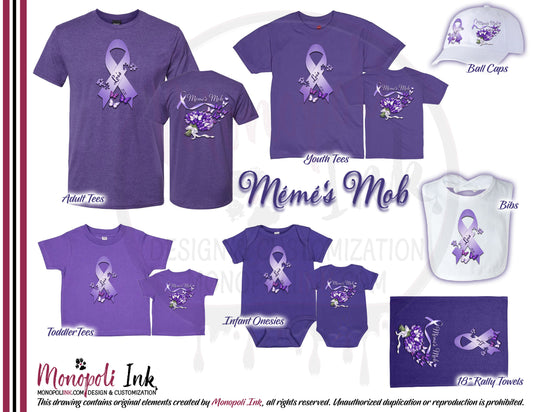 Meme's Mob Baby Bib Lois McDonald *Pre-Order*