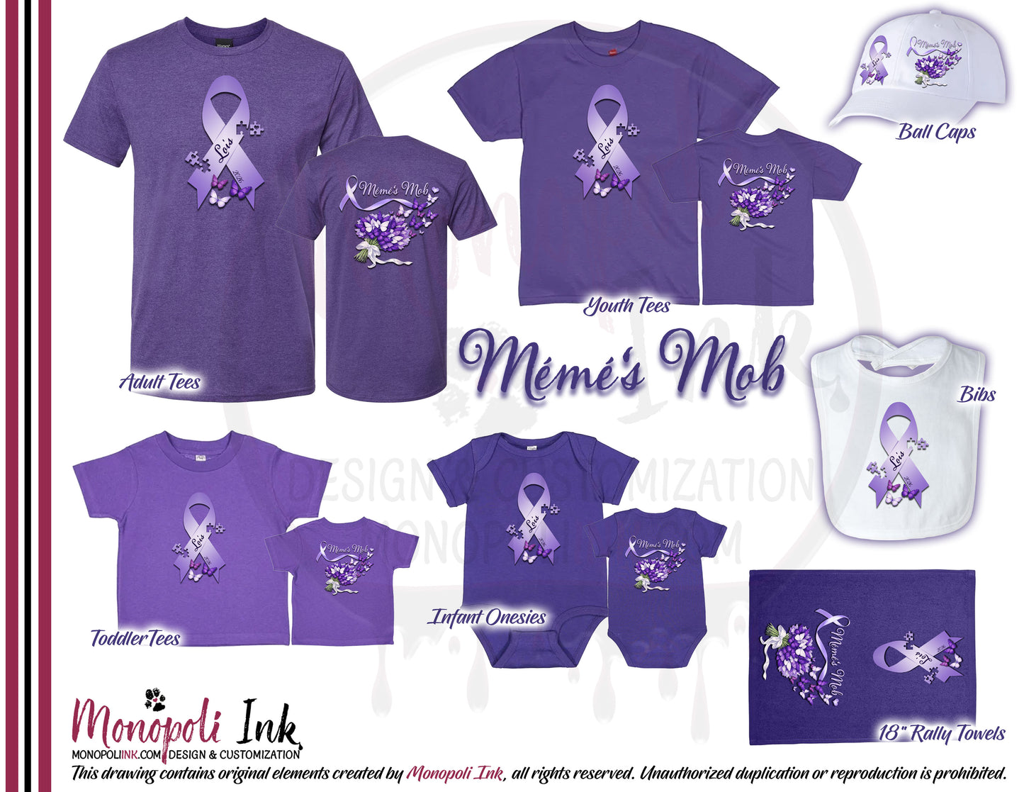 Meme's Mob Cinch Bag: Lois McDonald *Pre-Order*