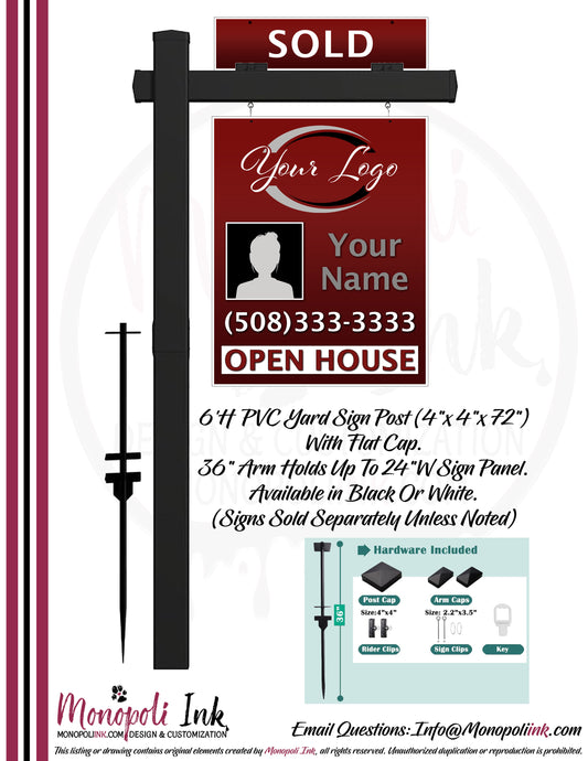 Real Estate Sign Frames, Posts, & Holders