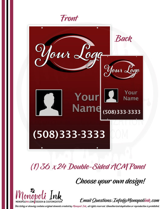 36" x 24" Aluminum Composite Sign Panels