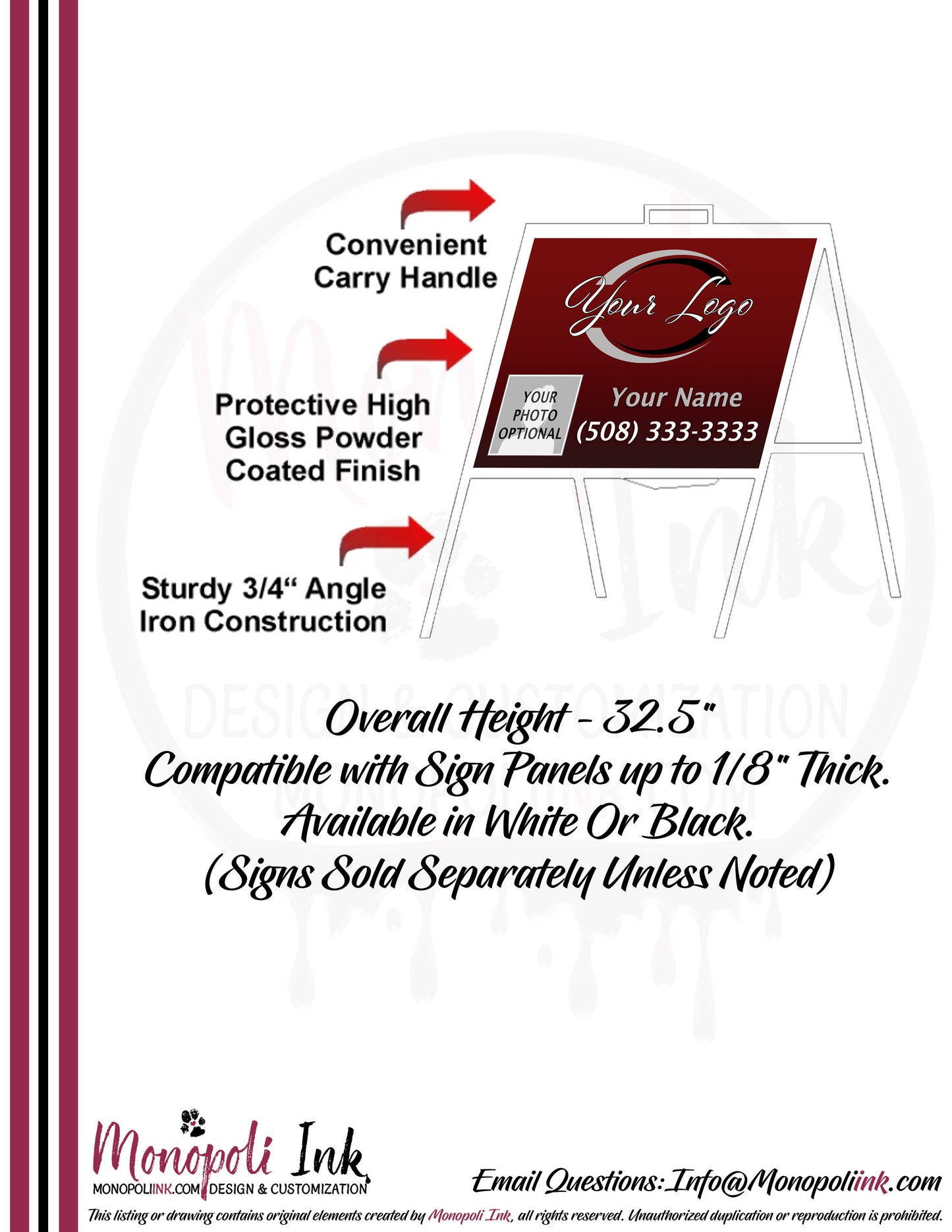 Real Estate Sign Frames, Posts, & Holders