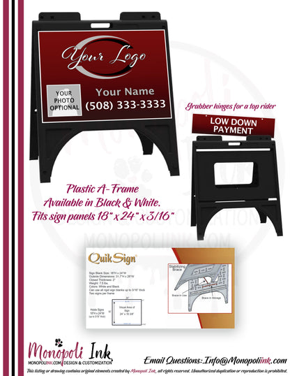 Real Estate Sign Frames, Posts, & Holders