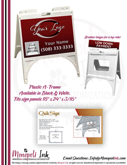 Real Estate Sign Frames, Posts, & Holders