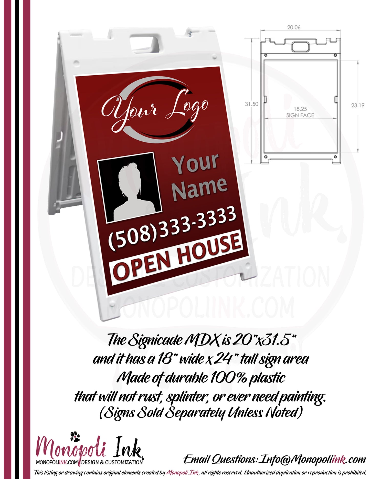 Real Estate Sign Frames, Posts, & Holders