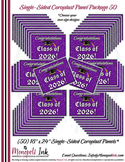 18" x 24" Coroplast Step-Stake/Lawn/Yard Signs