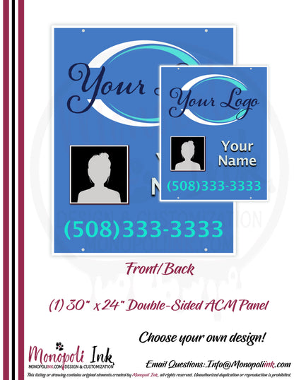 30" x 24" Aluminum Composite Real Estate Sign Panels