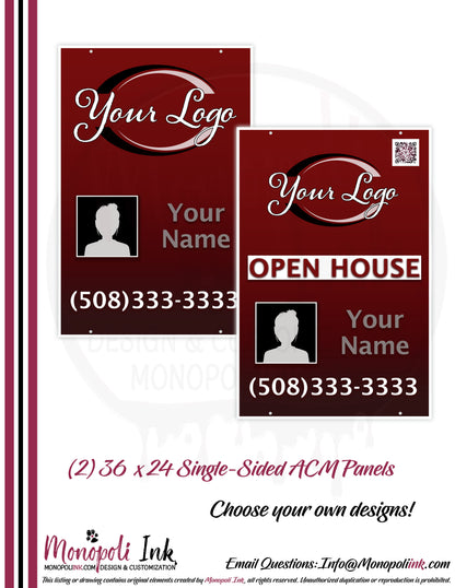 36" x 24" Aluminum Composite Sign Panels