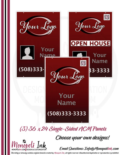 36" x 24" Aluminum Composite Sign Panels