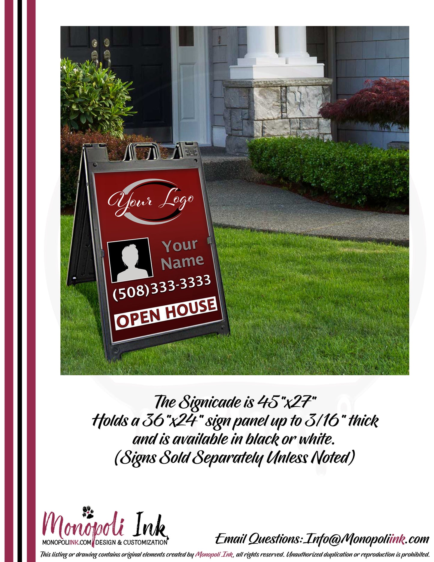 Real Estate Sign Frames, Posts, & Holders