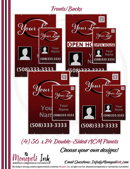 36" x 24" Aluminum Composite Sign Panels