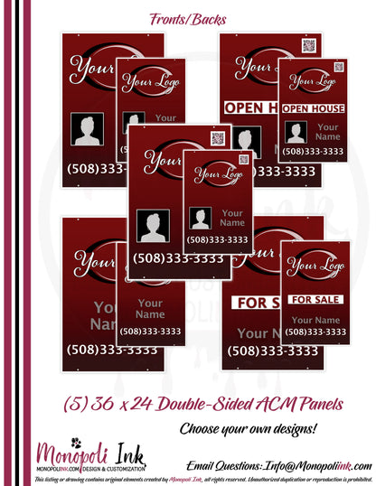 36" x 24" Aluminum Composite Sign Panels