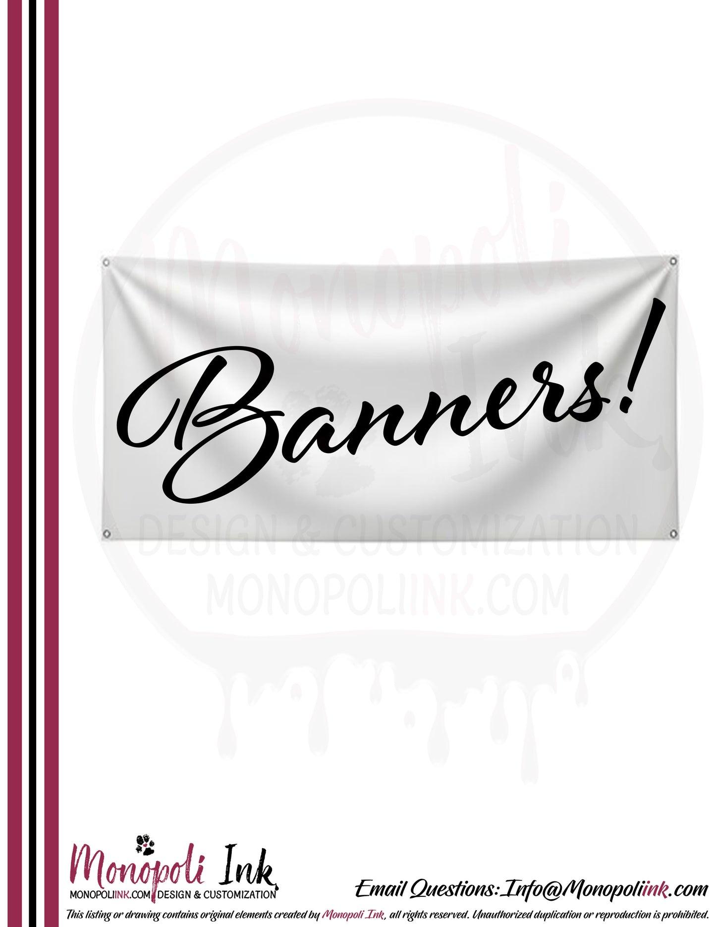 Vinyl Banners - Single-Sided