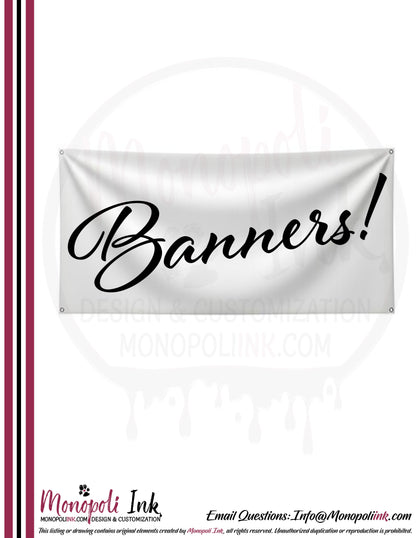 Vinyl Banners - Single-Sided