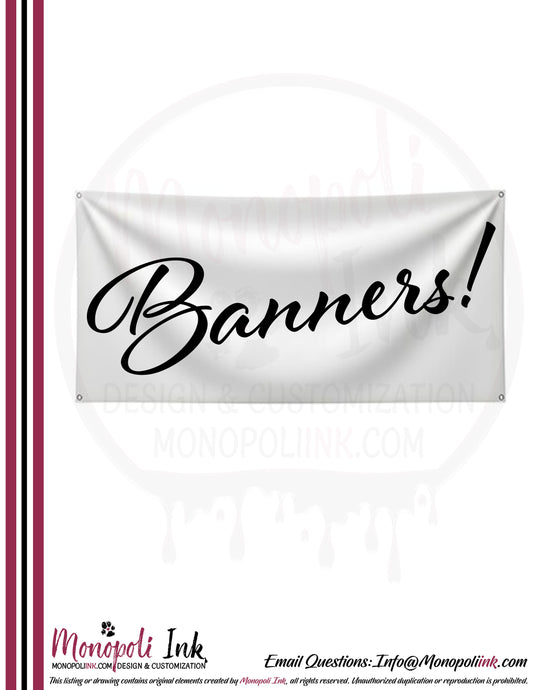 Vinyl Banners - Single-Sided
