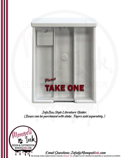 Info Box Brochure/Literature Holder