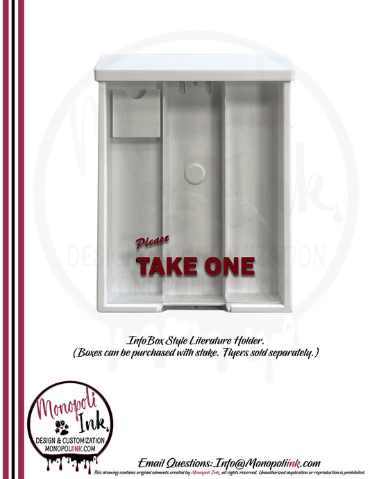 Info Box Brochure/Literature Holder