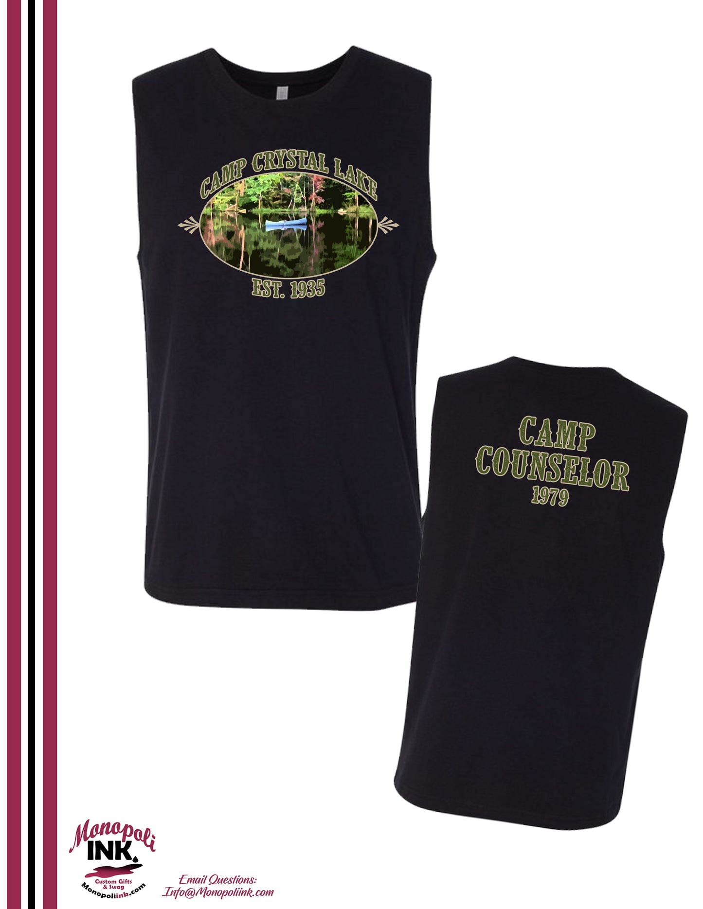 Camp Crystal Lake Counselor Horror Apparel