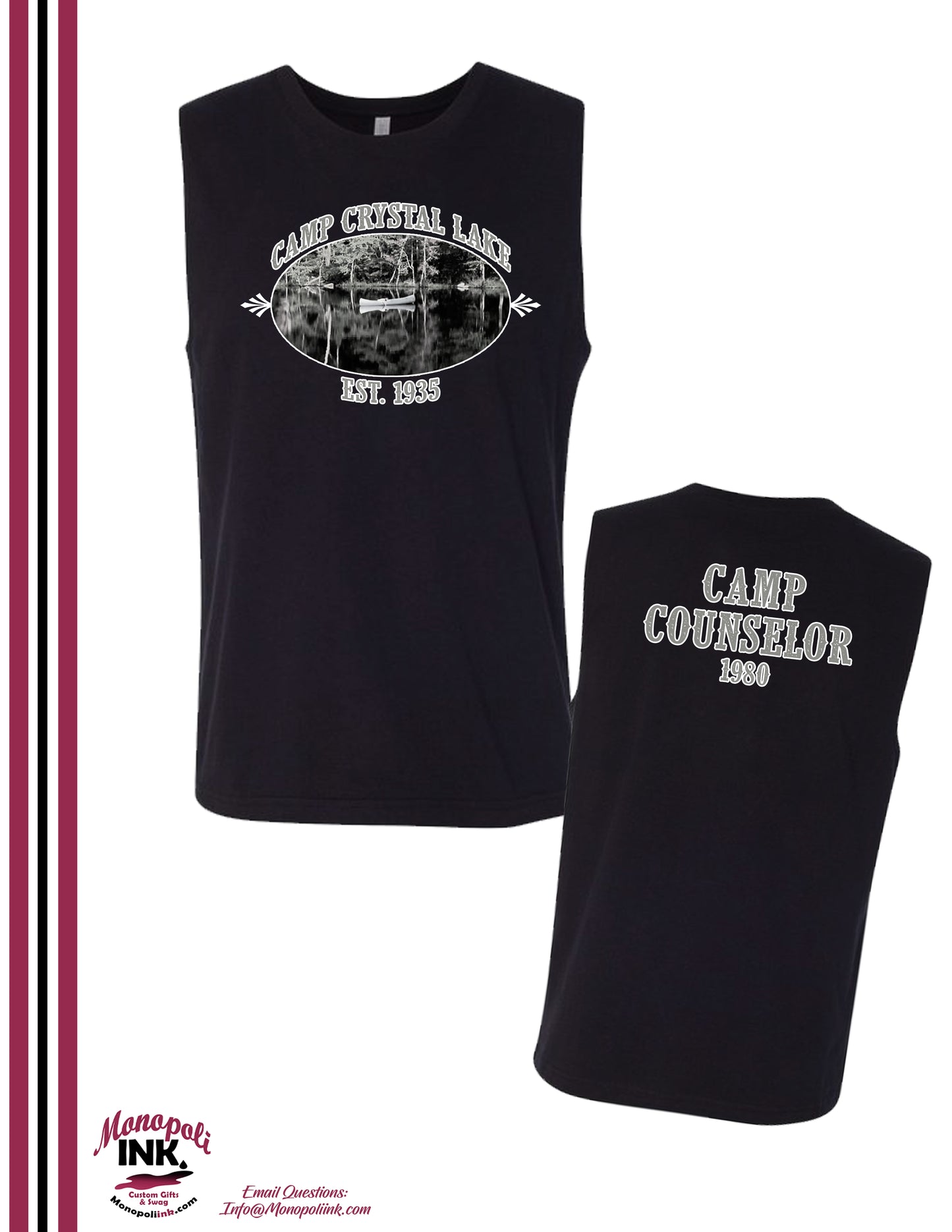 Camp Crystal Lake Counselor Horror Apparel