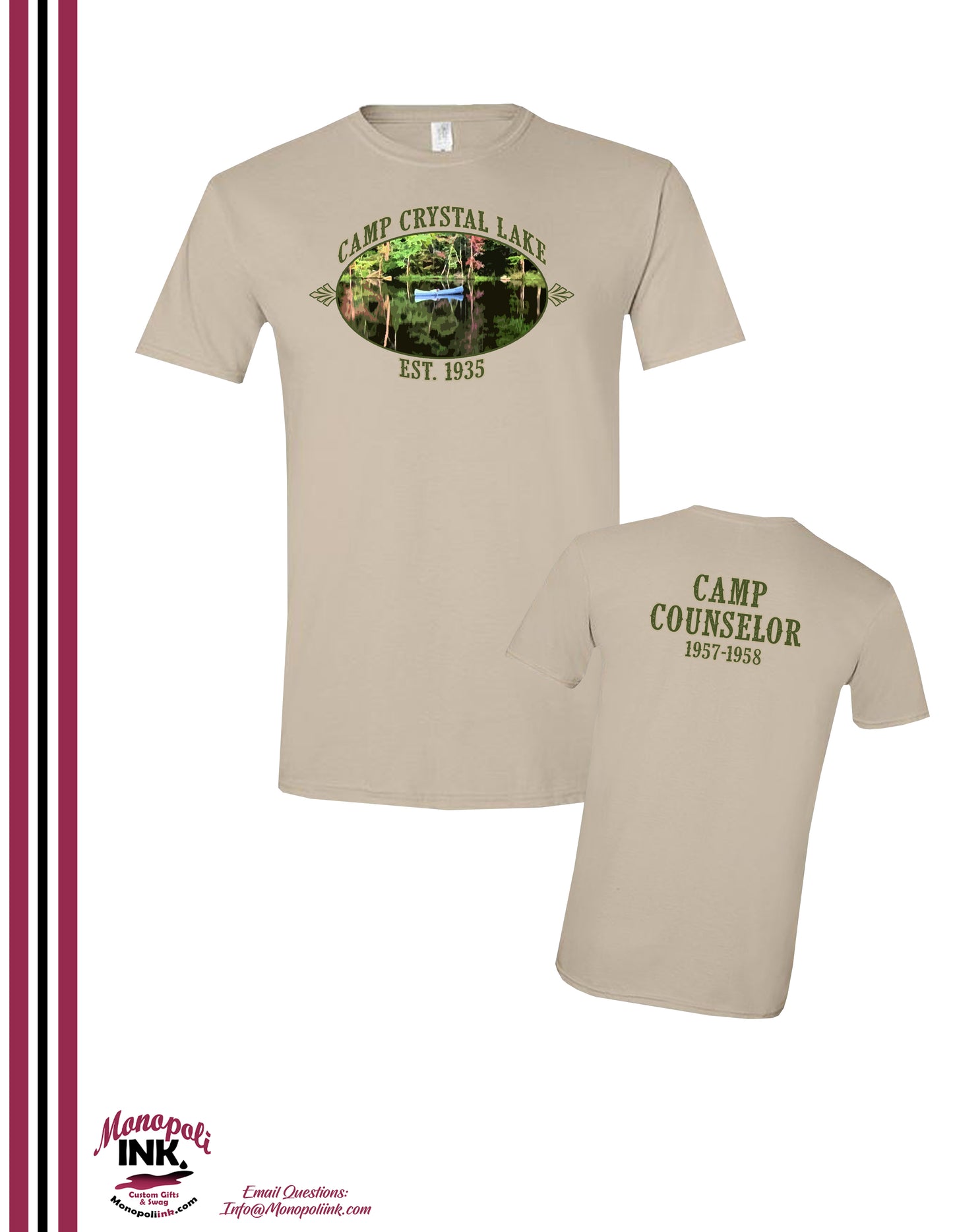 Camp Crystal Lake Counselor Horror Apparel