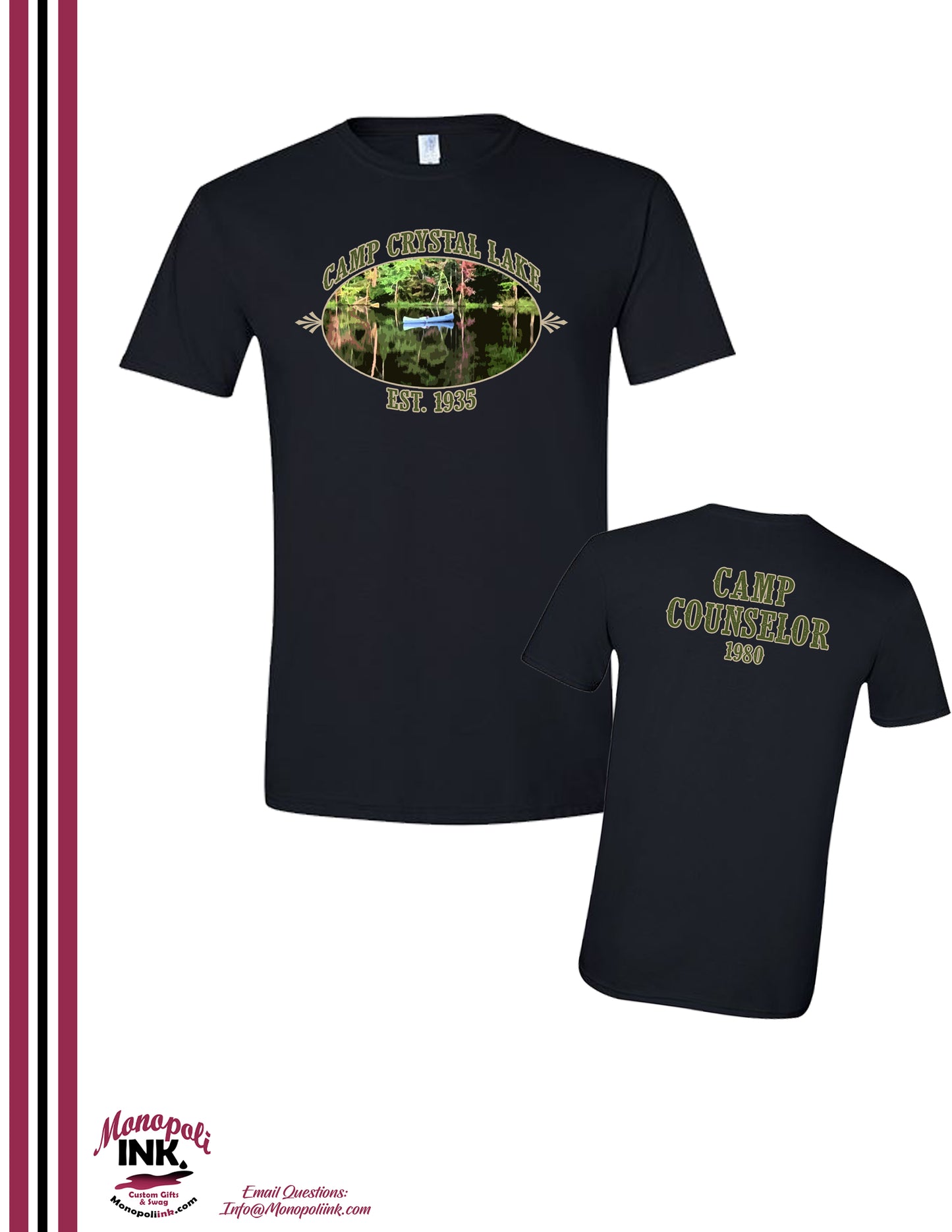 Camp Crystal Lake Counselor Horror Apparel
