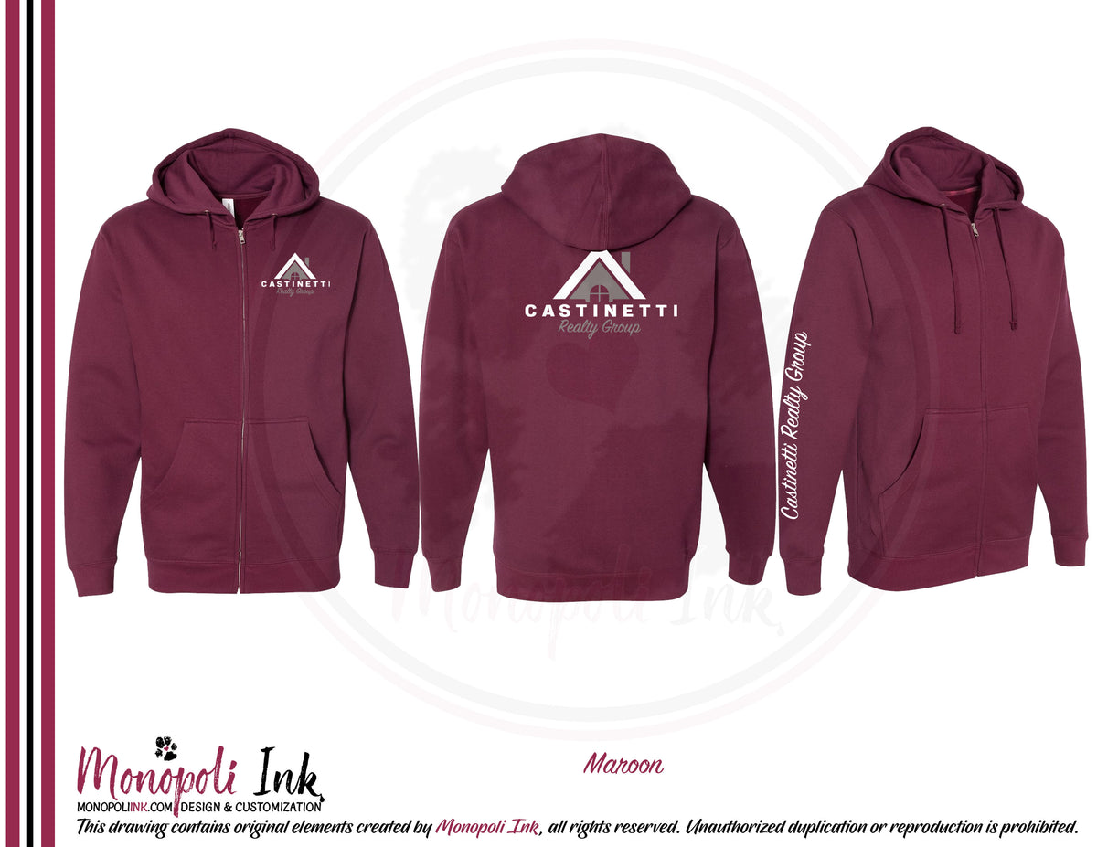 Castinetti Full-Zip Hoodies