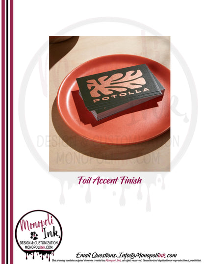 Business Cards - Foil Accent