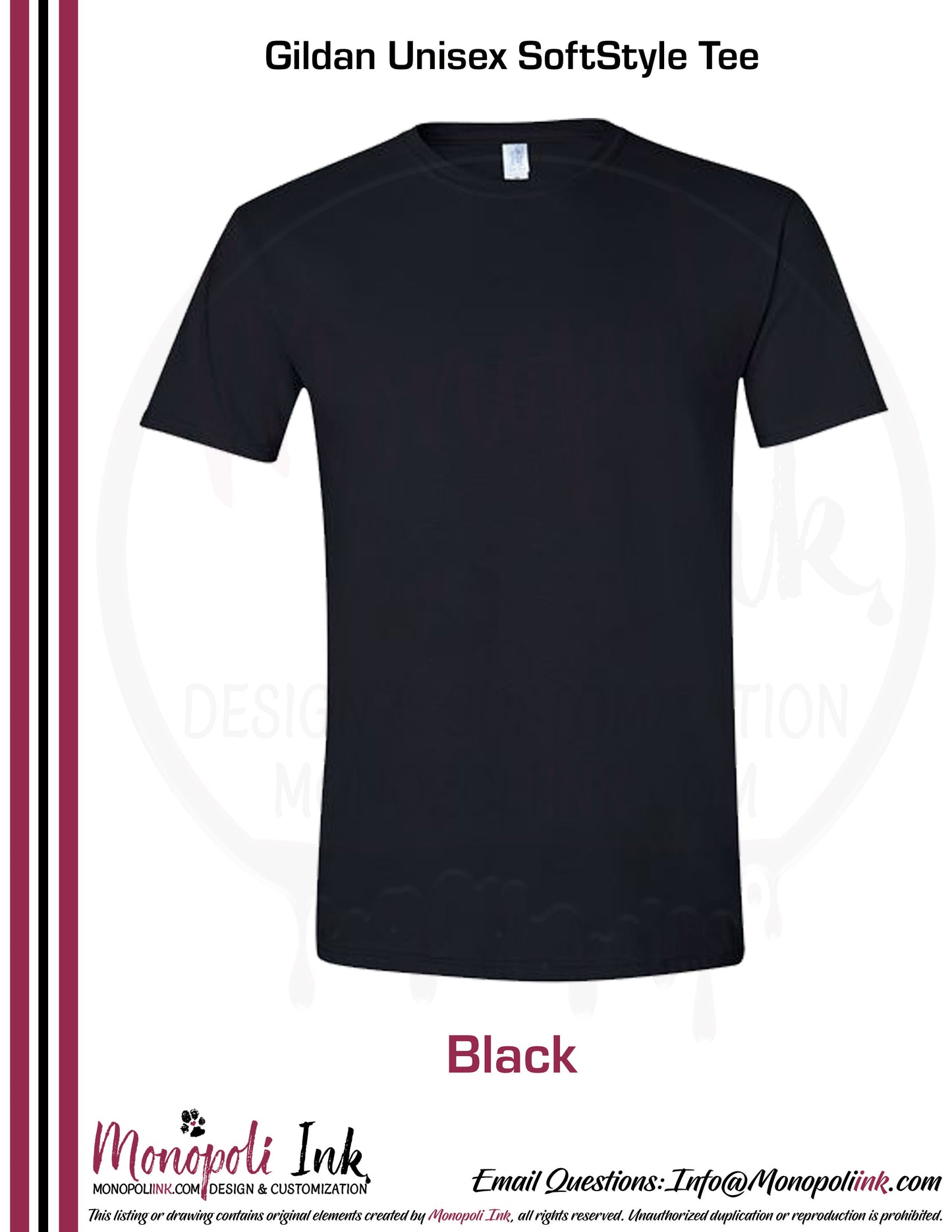 Customizable Tees - Gildan SoftStyle