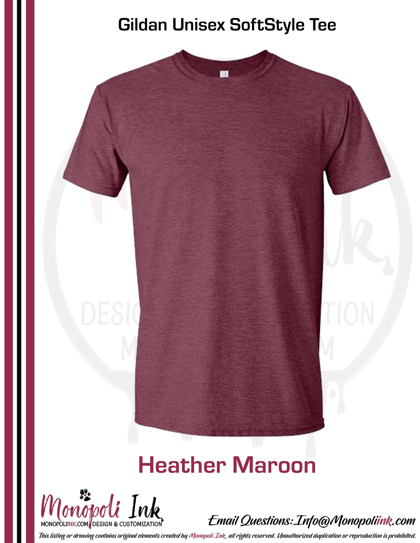 Customizable Tees - Gildan SoftStyle