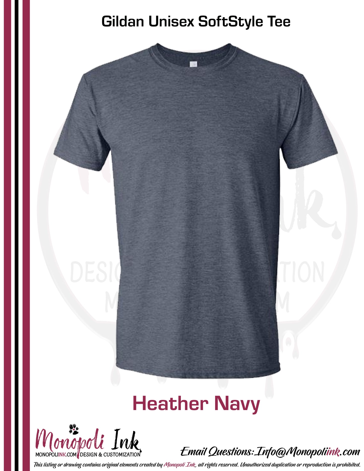 Customizable Tees - Gildan SoftStyle