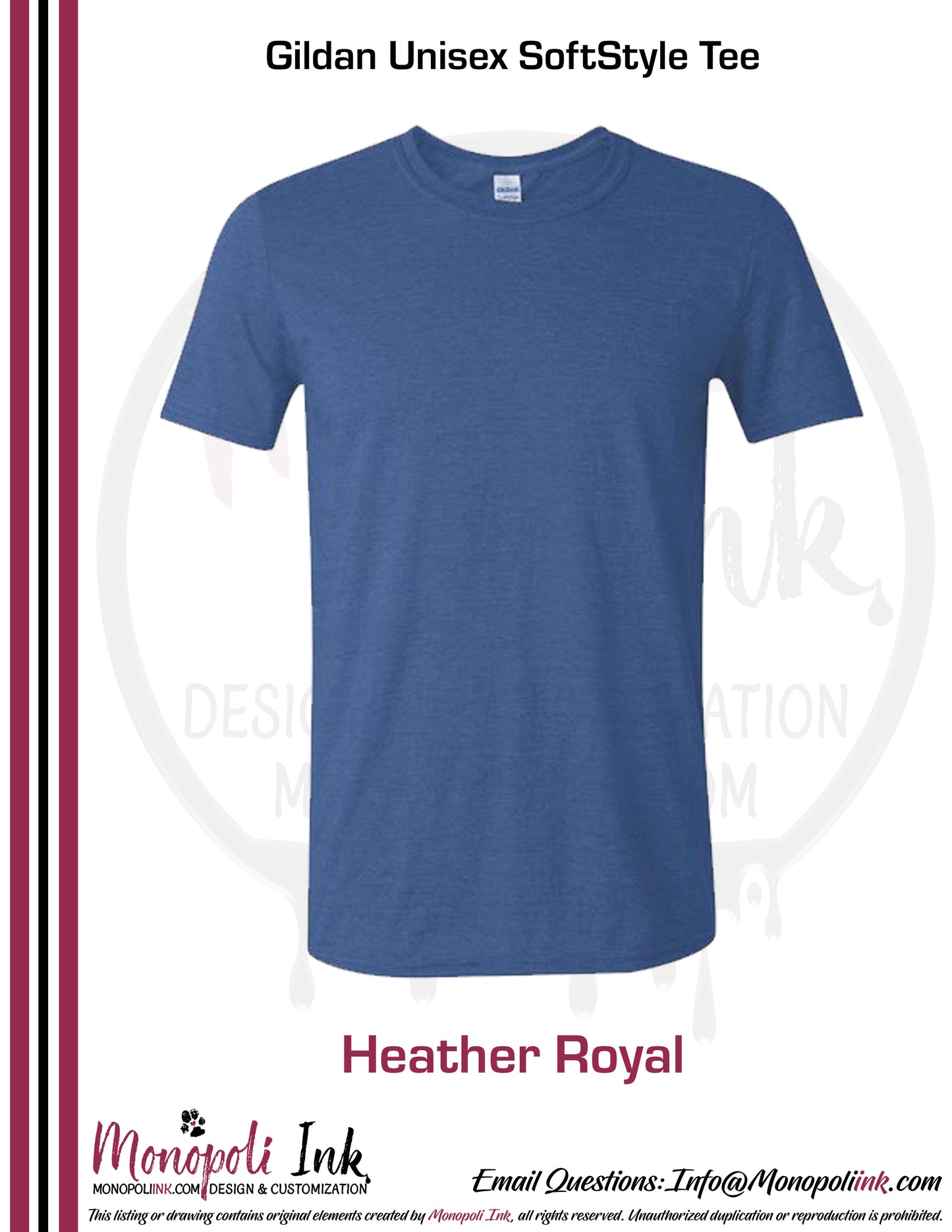 Customizable Tees - Gildan SoftStyle