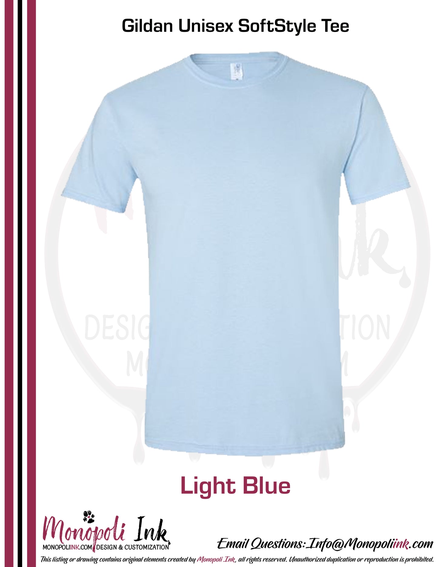 Customizable Tees - Gildan SoftStyle