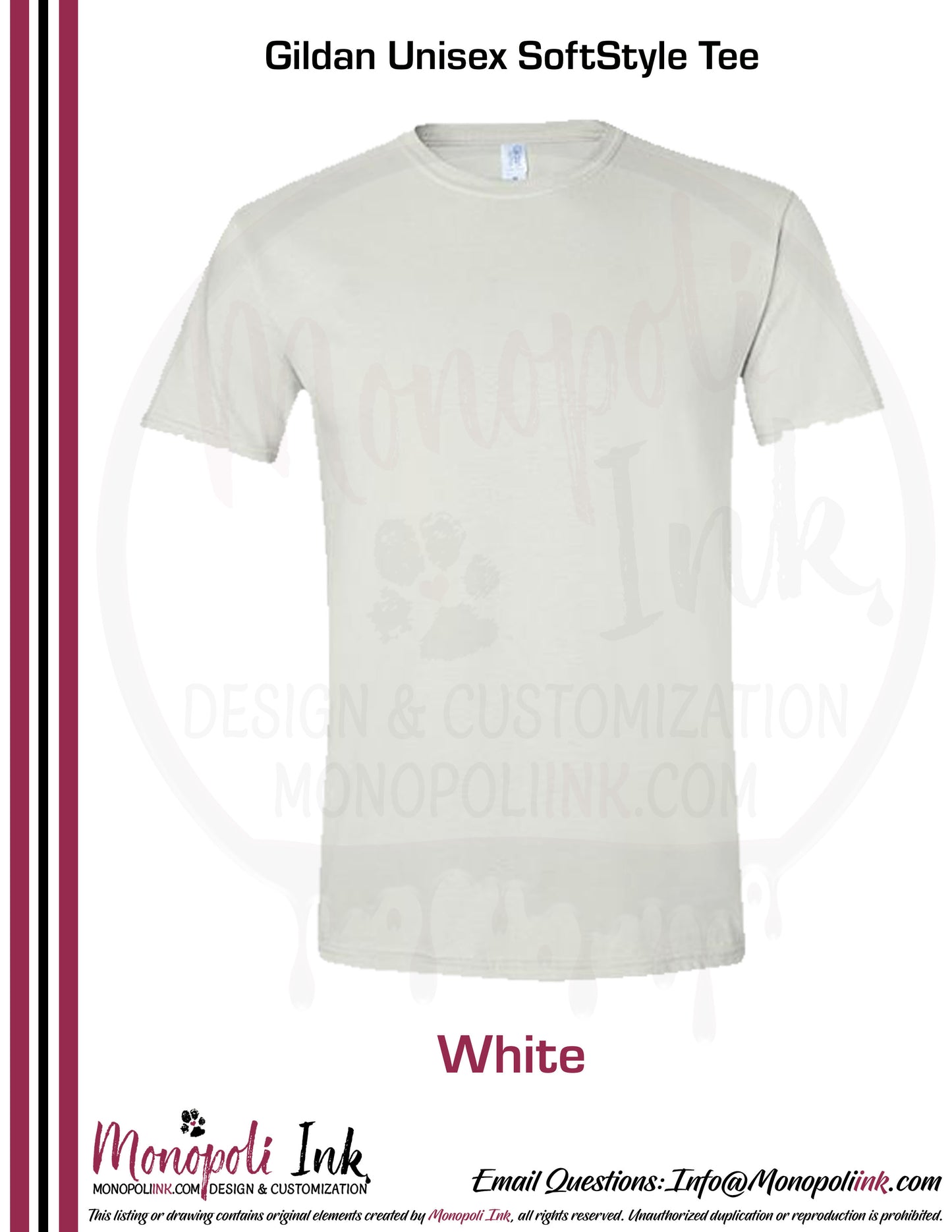 Customizable Tees - Gildan SoftStyle