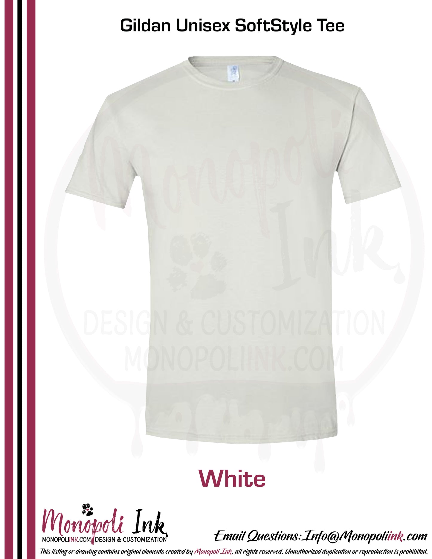 Customizable Tees - Gildan SoftStyle