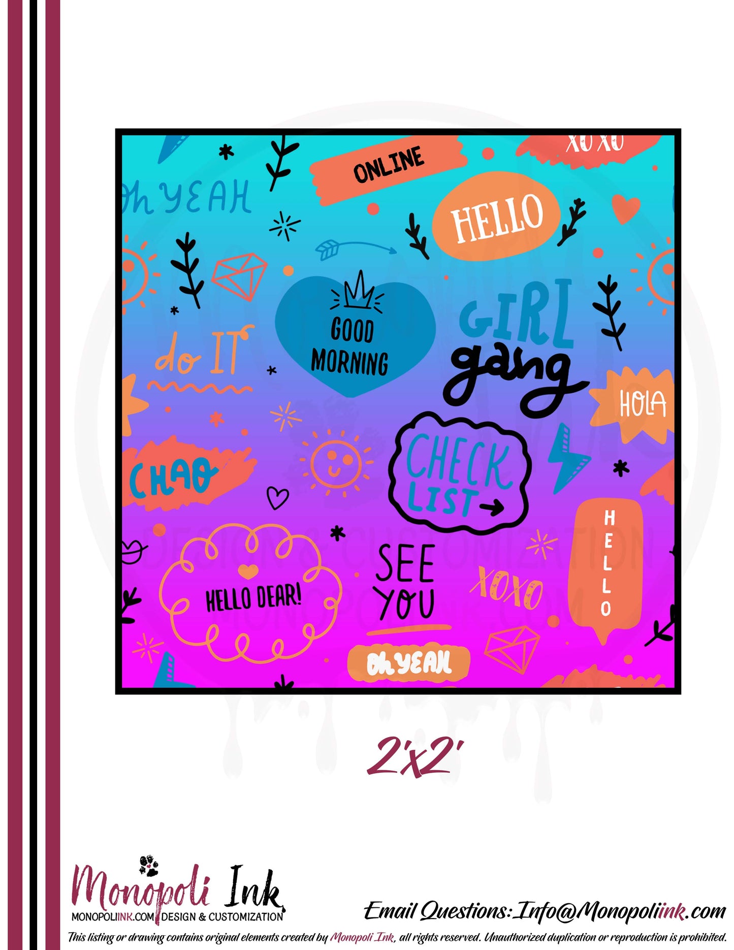 Custom Paper Posters - SEMI-GLOSS