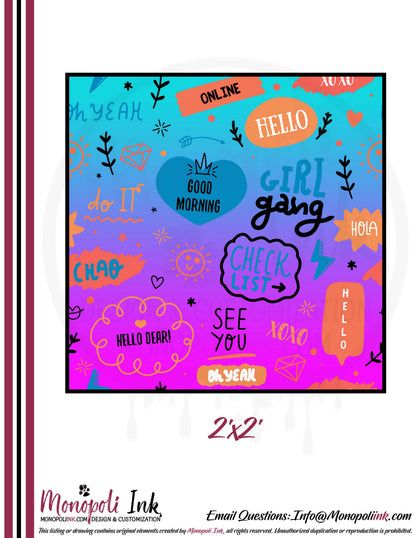 Custom Paper Posters - SEMI-GLOSS