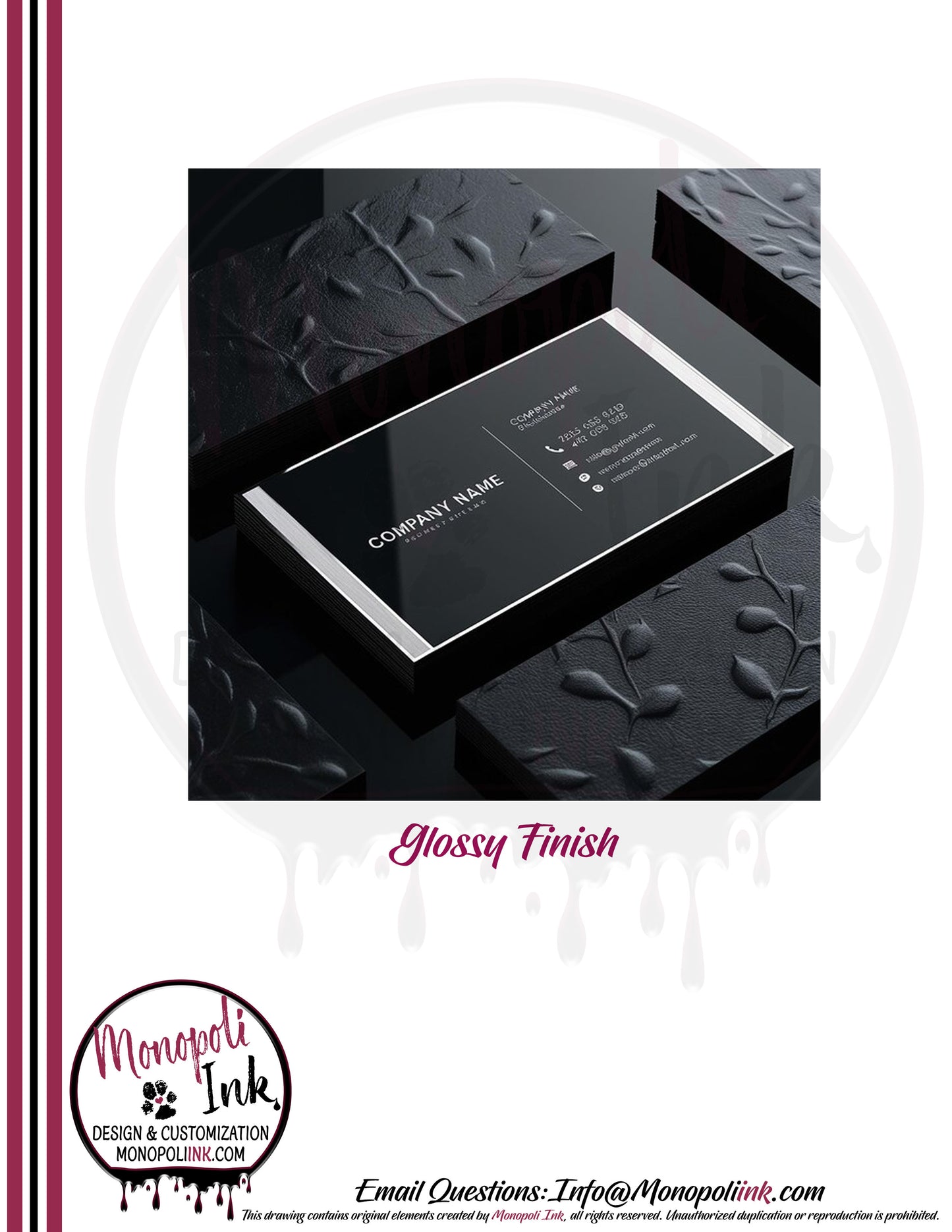 Business Cards - Gloss or Matte