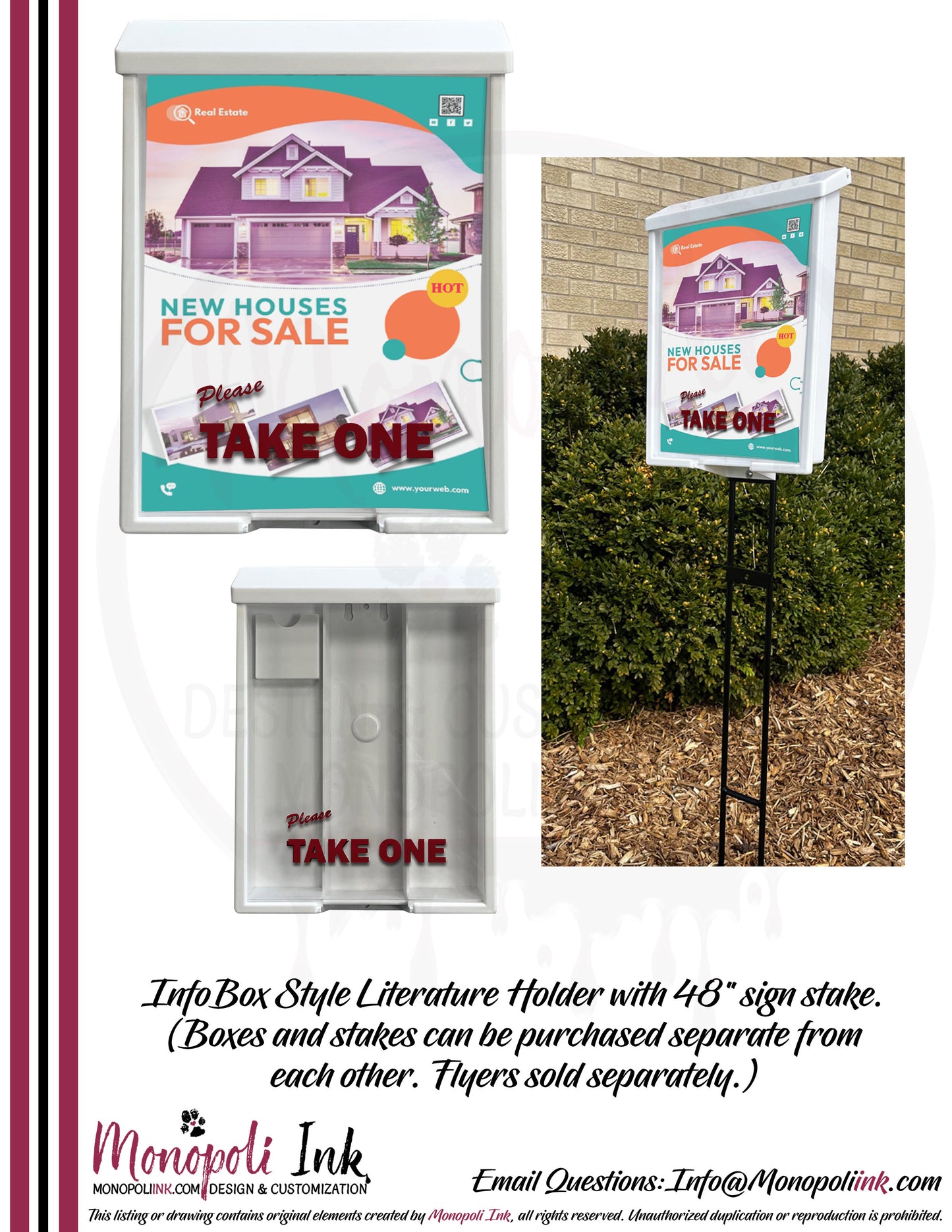 Info Box Brochure/Literature Holder