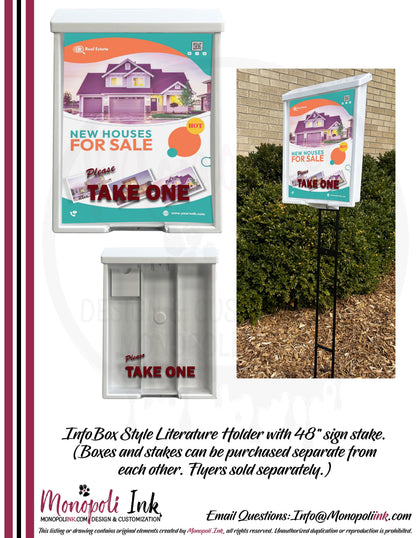 Info Box Brochure/Literature Holder