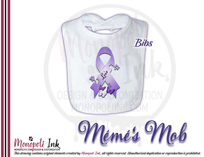 Meme's Mob Baby Bib Lois McDonald *Pre-Order*