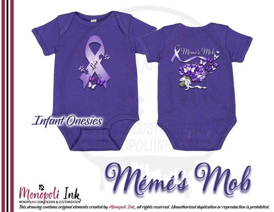 Meme's Mob Infant Onesies: Lois McDonald *Pre-Order*