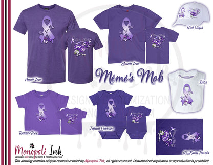 Meme's Mob Baby Bib Lois McDonald *Pre-Order*