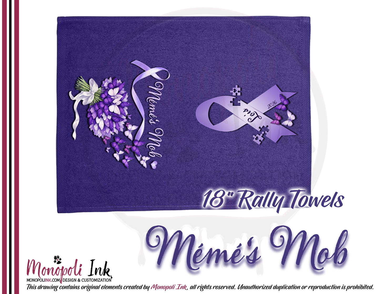 Meme's Mob Rally Towel: Lois McDonald *Pre-Order*