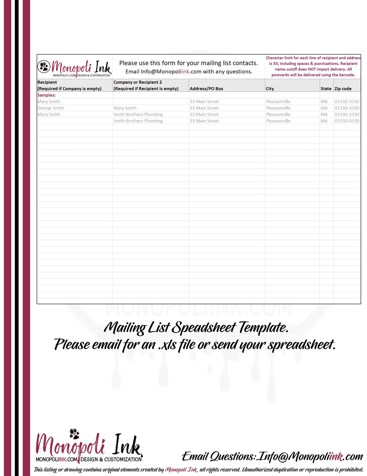 Postcard Mailing Service