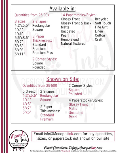 Postcards - Custom - Glossy