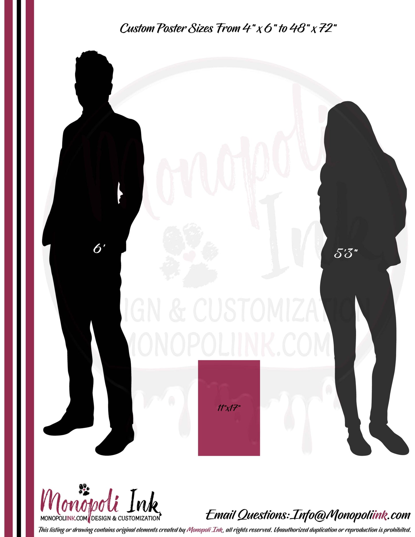 Custom Paper Posters - SEMI-GLOSS