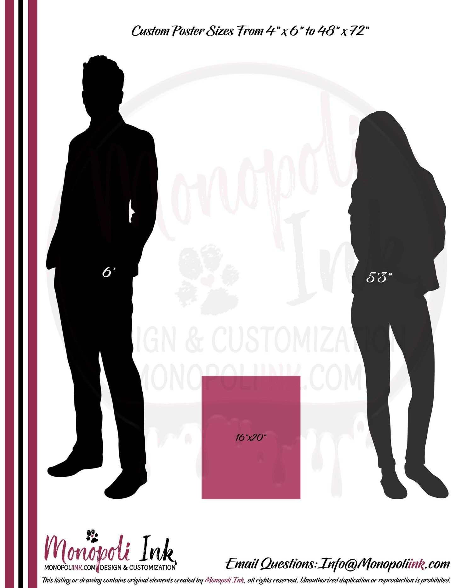 Custom Paper Posters - SEMI-GLOSS
