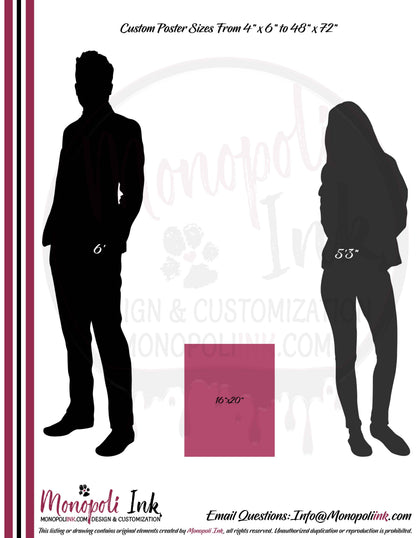 Custom Paper Posters - SEMI-GLOSS