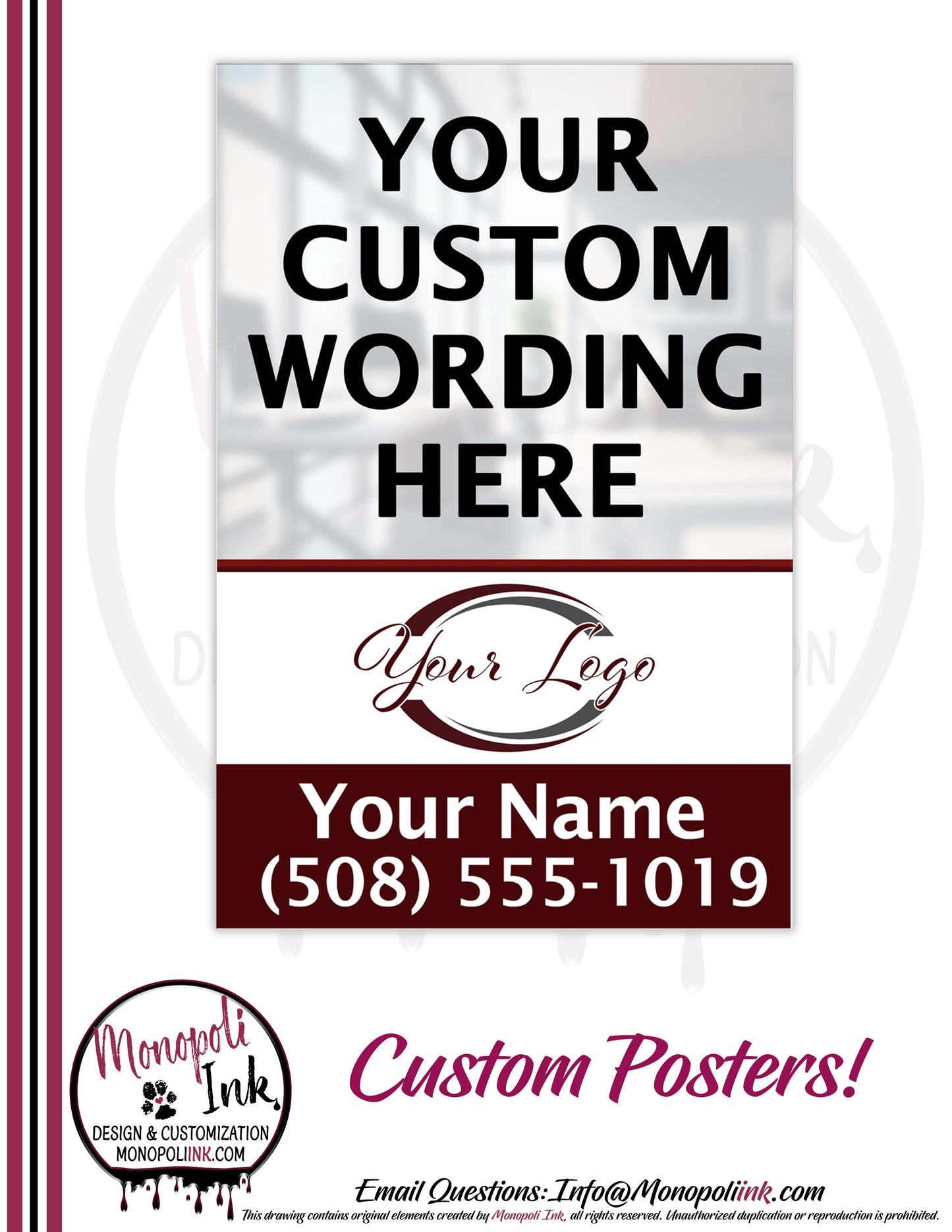 Custom Paper Posters - SEMI-GLOSS
